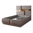 thumbnail image 5 of Lorenzo Queen 5 Pc Tufted Upholstery Bedroom set made with Wood in Gray, 5 of 40