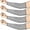 4 pairs Gray, variant on Level 5 Cut Resistant Arm Sleeves HPPE Forearm Protector for Cooking Construction Black 20cm 4 pair