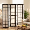 thumbnail image 2 of HOMCOM 6 Panel Room Divider, 5.6 ft Folding Privacy Screen, Black, 2 of 10