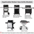 thumbnail image 4 of Grease Catcher with 10 Pack Aluminum Grease Cup Liners for Weber Spirit/Spirit II 200/300 Genesis and Genesis II LX200/300 Series Grill, Replacement Part Drip Pan for Weber Traveler 67047 83156 6415, 4 of 13