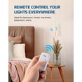 thumbnail image 3 of Enchufe de luz inalámbrico con control remoto DEWENWILS, alcance de 100 m, 3 of 9