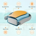 thumbnail image 6 of Dog Pool Ramp,Inflatable Dog Water Ramp,60×40" Pet Water Ramp for Dogs Up to 230lbs,95% Large Area EVA Covered,Suitable for Pool, Lakes, Boats and Docks,Yellow, 6 of 7
