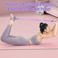 thumbnail image 4 of Aimierbuy Stirrup Puller, 4-Tube Pedal Ankle Puller, Stirrup Puller for Exercise, Foot Pedal Resistance Band for Women, Full Body Workout Fitness Tool for Abdomen, Arm, Leg, 4 of 8