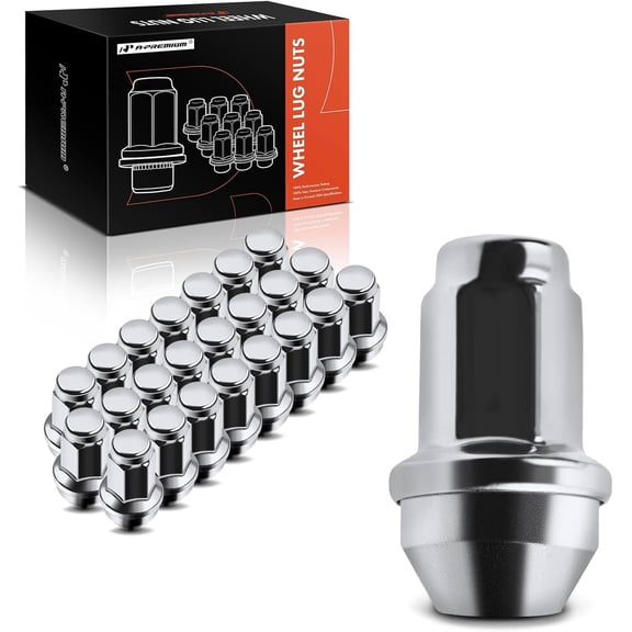 A-Premium 24PCS M14-2.0 Wheel Lug Nuts Cone Seat Compatible with Ford F-150 F150 2001-2014 Expedition 2003-2014 Lincoln Navigator Replace# 4L3Z-1012-A 7L1Z-1012-A 611-288 14x2.0mm