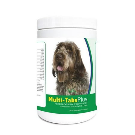 UPC: 0840235122289 | Healthy Breeds 840235122289 Wirehaired Pointing Griffon Multi-Tabs Plus Chewable Tablets – 365 Count