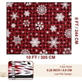 thumbnail image 6 of Bleum Cade 8'x10' Christmas Snowflake Area Rugs for Living Room, Washable Rugs for Bedroom Dinning Room,Red Buffalo Plaid Rug Ultra Soft Non Slip Durable Large Carpet Home Decor, 6 of 9