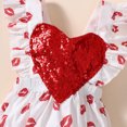 thumbnail image 6 of Bearichfupo Valentine's Day Toddler Infant Baby Girls Sleeveless Sequin Dress Princess Dress Outfits,Sizes 18-24 Months, 6 of 6