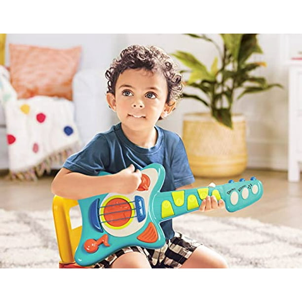 Guitare acoustique My Real JamMC, guitare-jouet avec étui et sangle, 4  modes de jeu et connectivité BluetoothMD – pour les enfants de 3 ans et + 