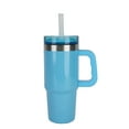 thumbnail image 5 of Ozark Trail 18 oz Tumbler with Handle, Shimmer Aqua Water, 5 of 9