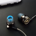 thumbnail image 4 of Auriculares DM7, auriculares estéreo con aislamiento de ruido de 3,5 mm, auriculares con micrófono incorporado, auriculares de 3 Sunnimix Auriculares con cable Auriculares bajos, 4 of 6