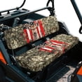 thumbnail image 2 of HUIACONG Camo Deer UTV Seat Covers Waterproof Easy to Install 4 Wheeler Seat Cover Non-Slip Soft for Kawasaki Mule 4010, 2 of 7
