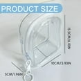 thumbnail image 3 of Clear Hanging Doll Storage Case for 6 Inch Plush Dolls – Protective Display Bag with Key chain, PVC Dustproof Cover for Collectibles, Great for Travel & Shelf Organization, 3 of 9