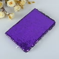 thumbnail image 2 of SagaSave A5 Reversible Sequin Notebook Diary Writing Lists Notes Fashionable Purple, 2 of 3