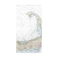 thumbnail image 1 of Betsy Drake BT13246 Cape Cod Bay, MA Nautical Map Beach Towel, 1 of 1