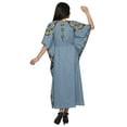 thumbnail image 2 of Moomaya Caftan pour Dames Tenue de Détente des Fêtes Robe Maxi Robes Africaines pour Femmes, 2 of 6