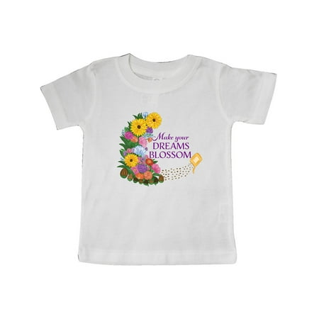 

Inktastic Make Your Dreams Blossom with Wildflowers Gift Baby Boy or Baby Girl T-Shirt