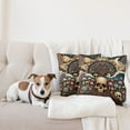 thumbnail image 4 of Ambesonne Abstract Fantasy Throw Pillow Cover 2 Pack, Psychic Nature Art, 18", Pale Yellow and Multicolor, 4 of 7