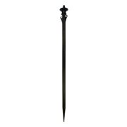 Mr. Chain 90903-24 Black Solid Colonial Ground Pole overall Hgt 28 IN