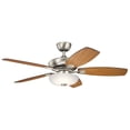 thumbnail image 7 of 330013MWH-Kichler Lighting-Canfield Pro - Ceiling Fan with Light Kit - with Traditional inspirations - 18.5 inches tall by 52 inches wide-Matte White, 7 of 7