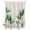Green Beige, variant on Split Shower Curtain for Transfer Bench, Blue Tulip Fabric Shower Curtains for Bathroom, Spring Floral Rustic Summer Botanical Tub Sliding Transfer Bench Waterproof Bath Curtains 72"x96"