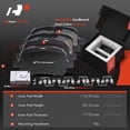 thumbnail image 3 of A-Premium 10.83 in (275 mm) Front Drilled and Slotted Disc Brake Rotors + Ceramic Pads Kit Compatible with Select Toyota and Lexus Models - ES300 & Camry 97-01 Avalon 98-04 Solara 99-03 6-PC Set, 3 of 9