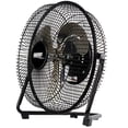 thumbnail image 2 of Seasons Comfort Ventilador de alta velocidad de 9 pulgadas, negro, 3 velocidades, inclinación de 360 ​​grados, asa de transporte, 30 W - Ventilador de piso industrial de metal resistente para el hogar, 2 of 5