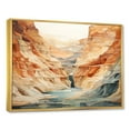 thumbnail image 2 of Designart "Simplistic Gorge Landscape" Canyon Floater Framed Canvas Prints, 2 of 5