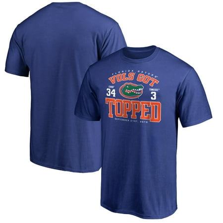 Florida Gators vs. Tennessee Volunteers Fanatics Branded 2019 Football Score T-Shirt -