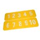thumbnail image 4 of 10 conos planos para marcar puntos de asiento, conos de suelo antideslizantes para fútbol, ​​agilidad, amarillo, 4 of 9