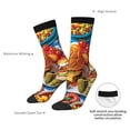 thumbnail image 4 of KLL Vibrant Picnic Food Spread Print Cool Socks Men's Women's Crew Socks Funny Crazy Novelty Stockings, 4 of 6