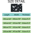 thumbnail image 3 of FREEAM Soft Foam Nursery Area Rugs Christmas Deer Rabbit Silhouettes Non Slip Play Mats for Kids Boys Girls Playing Room Living Room63x48 inch, 3 of 6