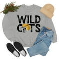 thumbnail image 6 of Vintage Wildcats Mascot Sweatshirt Wild Cat Fan Long Sleeve Shirt Grey Large, 6 of 10