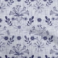 thumbnail image 1 of oneOone Cotton Poplin Medium Blue Fabric Floral Quilting Supplies Print Sewing Fabric By The Yard 56 Inch Wide, 1 of 4