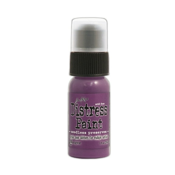 Tim Holtz Distress Paints 1 oz., bottle, seedless preserves (pack of 3)