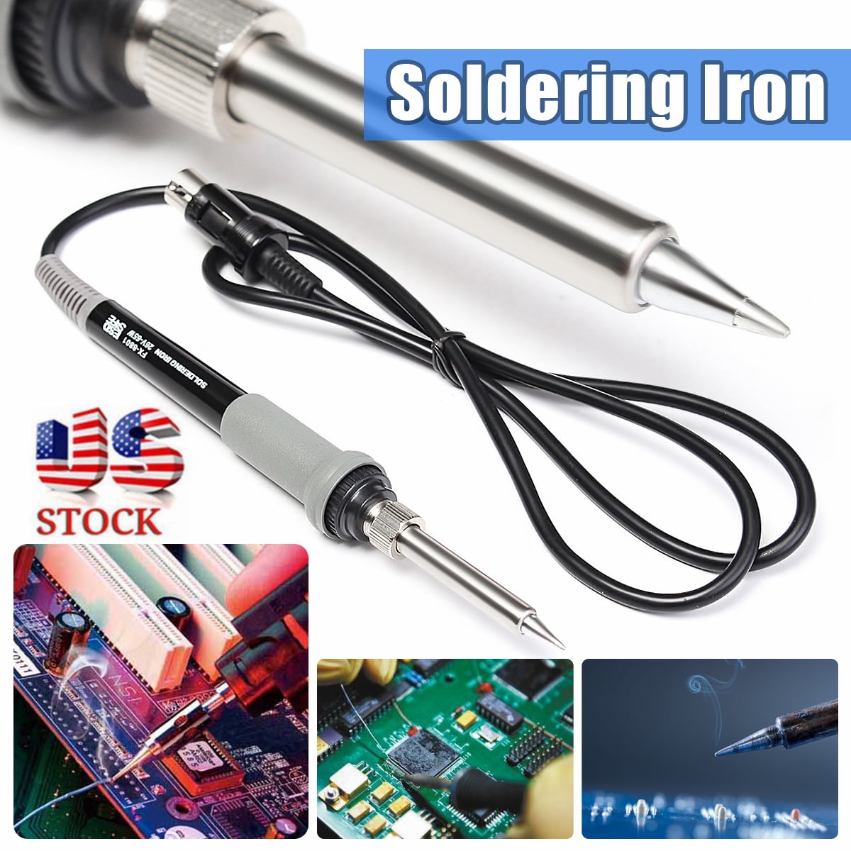 6 Pins Soldering Iron Handle For FX888 FX888D Soldering Station FX