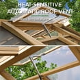 thumbnail image 6 of 6.7 ft. x 7.8 ft. Solid Cedar Wood Greenhouse with Polycarbonate Windows, Automatic Roof Vent, 6 of 7