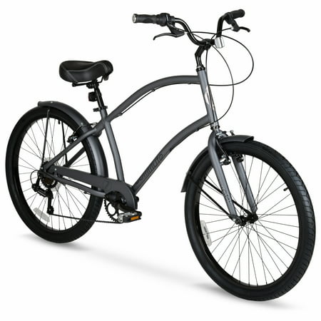 Hyper 26″ Commute Men’s Comfort Bike, Gray