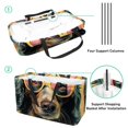 thumbnail image 4 of Dog Retro Versatile Oxford Cloth Reusable Storage Box - Foldable, Large Capacity Beach Bag, Shopping Bag, and Decorative Box, 4 of 7