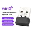 thumbnail image 4 of 10 Piezas Adaptador WiFi USB Tarjeta Lan de Red Inalámbrica 2.4Ghz Controlador Gratuito Receptor WiFi6 802.11ax para PC Portátil Win 7 8 10 11, 4 of 5
