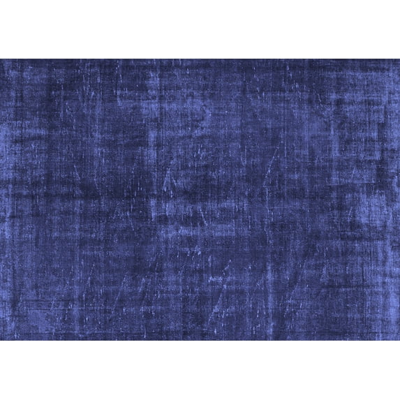 Ahgly Company Machine Washable Indoor Rectangle Persian Blue Bohemian Area Rugs, 2' x 5'