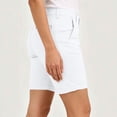thumbnail image 6 of Bermuda Golf Shorts For Women Quick Dry Active Shorts Knee Length High Waisted Elastic Short Pant Baggy Relaxed Fit Lounge Breathable Sweat-Pant - (Mid-Thigh Length Style), 6 of 8