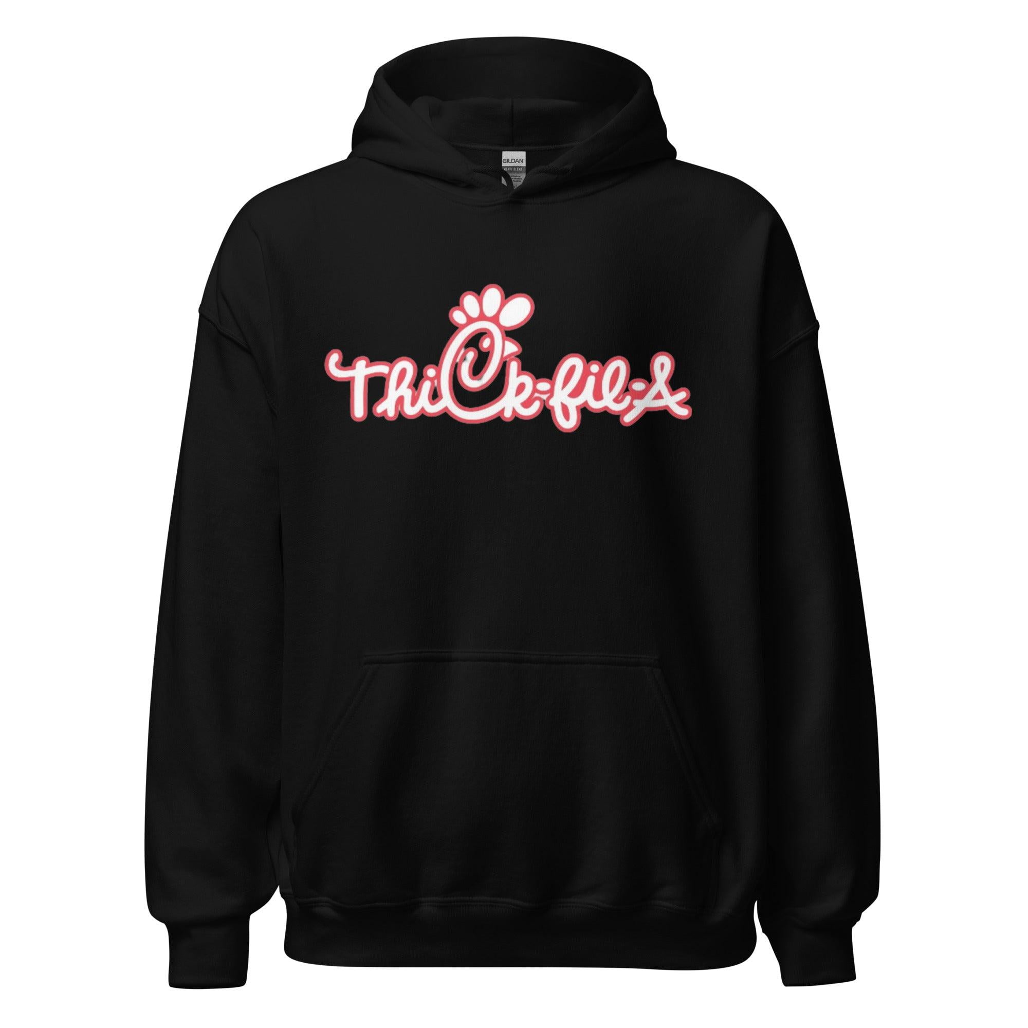 Funny Logo Hoodie Ultra Soft Thick-Fil-A Blended Cotton Midweight