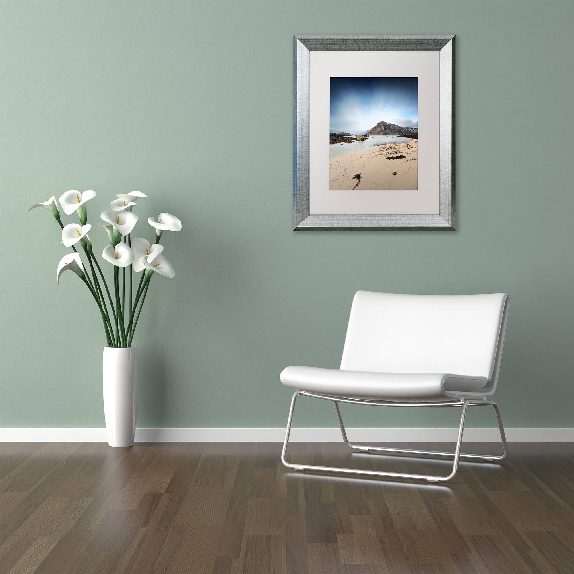 Trademark Fine Art "The Little Things" Canvas Art by Philippe Sainte-Laudy, White Matte, Silver Frame
