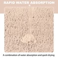 thumbnail image 4 of Alfombra de baño Voofly de felpa, absorbente de agua, color canela claro, 4 of 8