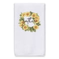 thumbnail image 2 of Creative Products Gather Sunflower Wreath Black 16 x 25 Tea Towel Set of 2, 2 of 5