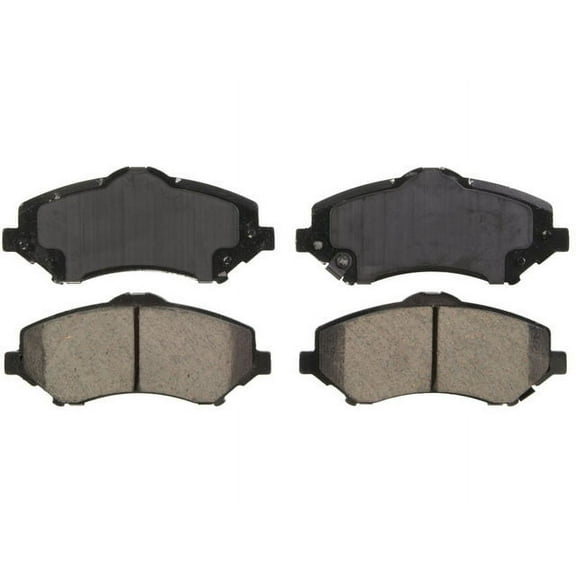 Front Brake Pad Set - Compatible with 2008 - 2015 Dodge Grand Caravan 2009 2010 2011 2012 2013 2014