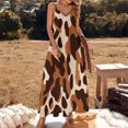 thumbnail image 2 of Leopard Print Pattern Sleeveless Dress Woman Fashion Long Dresses Women's Summer Suit Dress Summer 2025 Women, 2 of 7