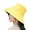 Black+Yellow, variant on Women Bucket Sun Hat, Fashion Dual Side Wide Brim UV Sun Protection Windproof Rope Fisherman Cap for Summer Beach Hiking