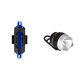 thumbnail image 1 of USB LED bicicleta luz trasera recargable impermeable bicicleta advertencia lámpara azul, 1 of 7