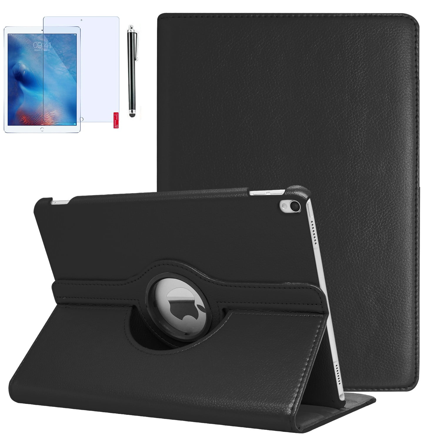 iPad Air 2 Case 9.7" with Screen Protector and Stylus 360 Degree